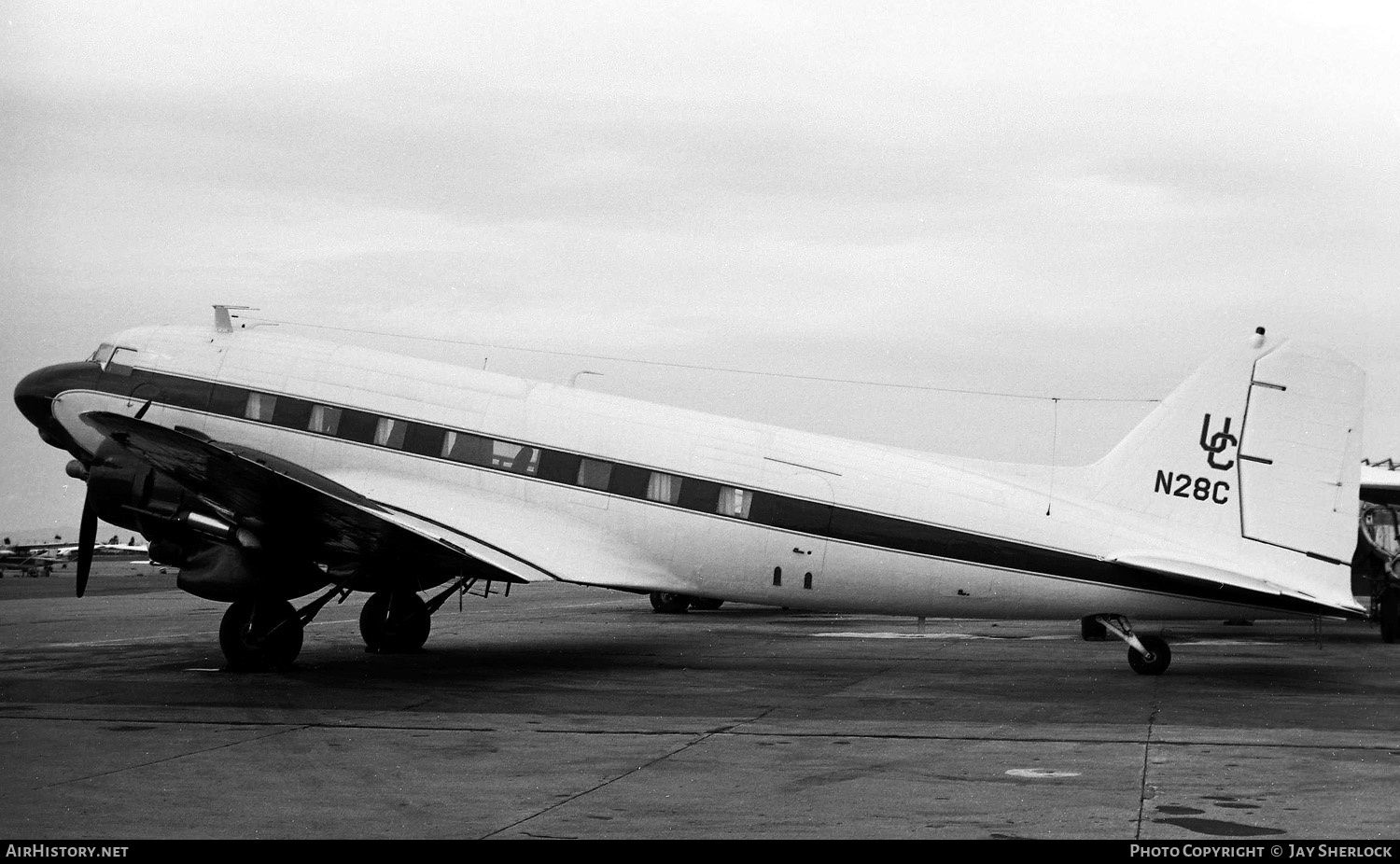 Aircraft Photo of N28C | Douglas C-49J | University of California | AirHistory.net #414424