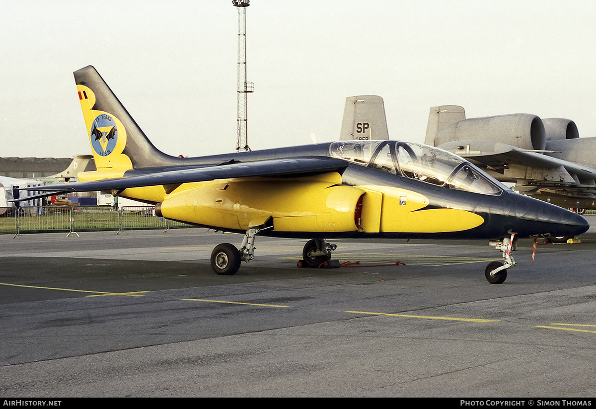 Aircraft Photo of AT12 | Dassault-Dornier Alpha Jet 1B | Belgium - Air Force | AirHistory.net #414454