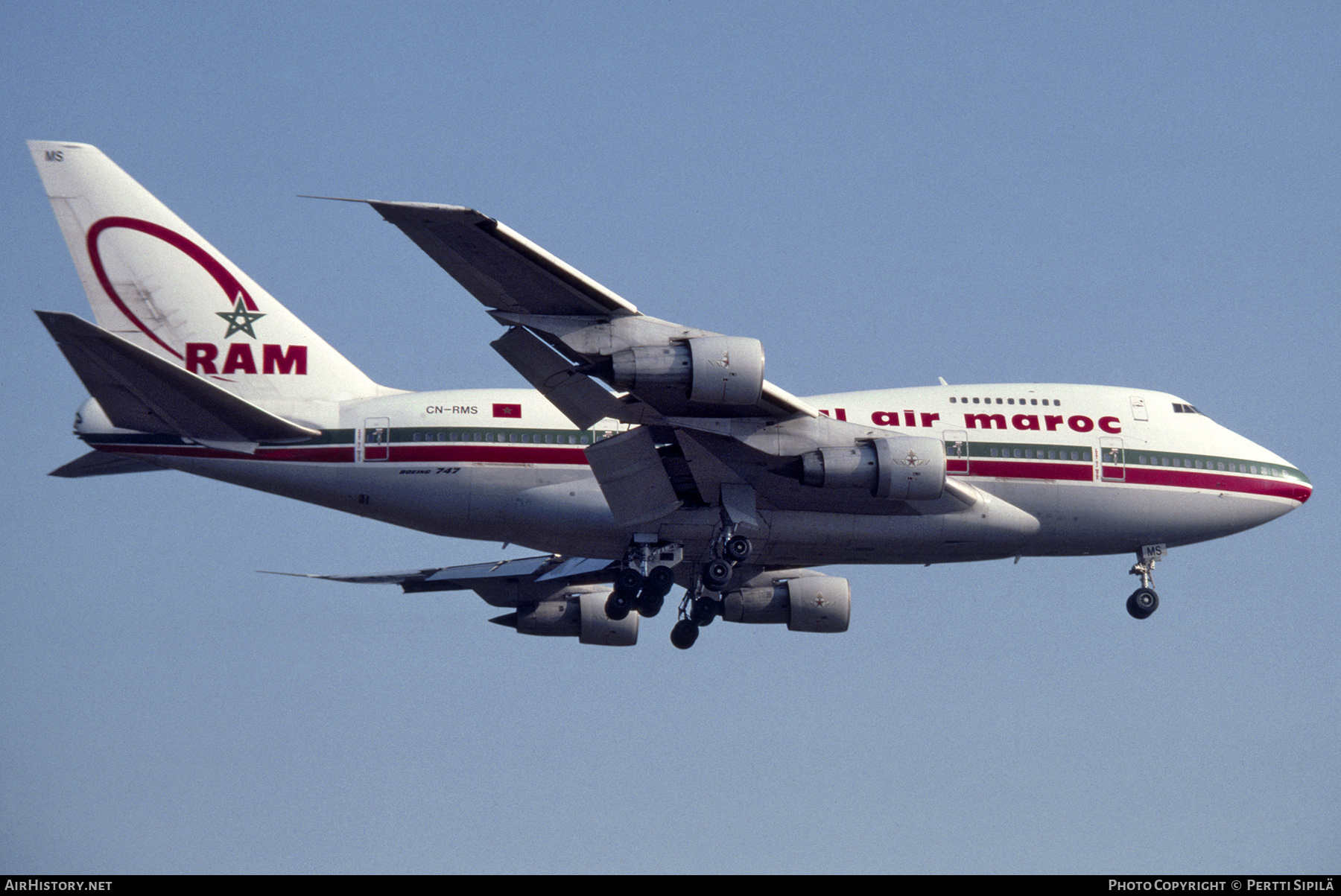 Aircraft Photo of CN-RMS | Boeing 747SP-44 | Royal Air Maroc - RAM | AirHistory.net #414462