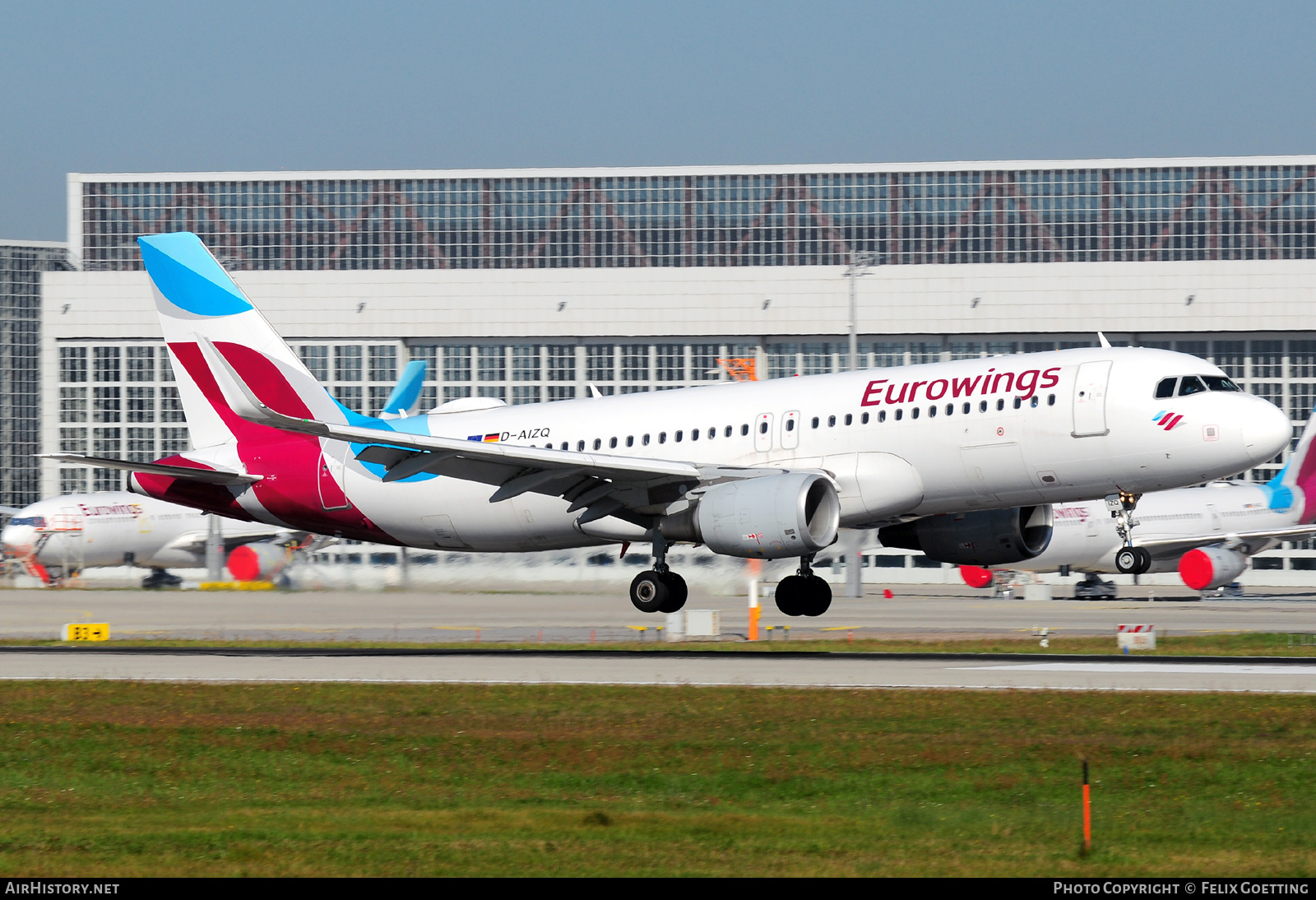 Aircraft Photo of D-AIZQ | Airbus A320-214 | Eurowings | AirHistory.net #414499