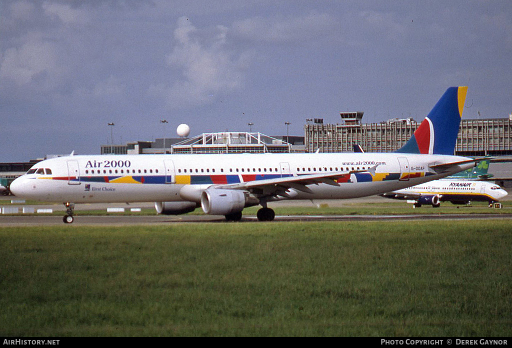 Aircraft Photo of G-OOAF | Airbus A321-211 | Air 2000 | AirHistory.net #414596