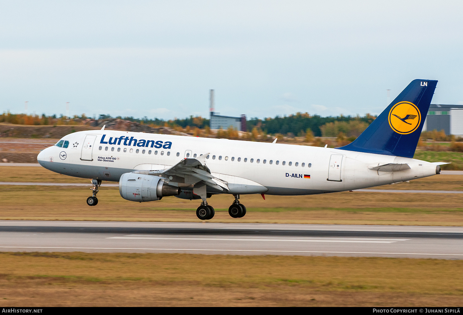 Aircraft Photo of D-AILN | Airbus A319-114 | Lufthansa | AirHistory.net #414608