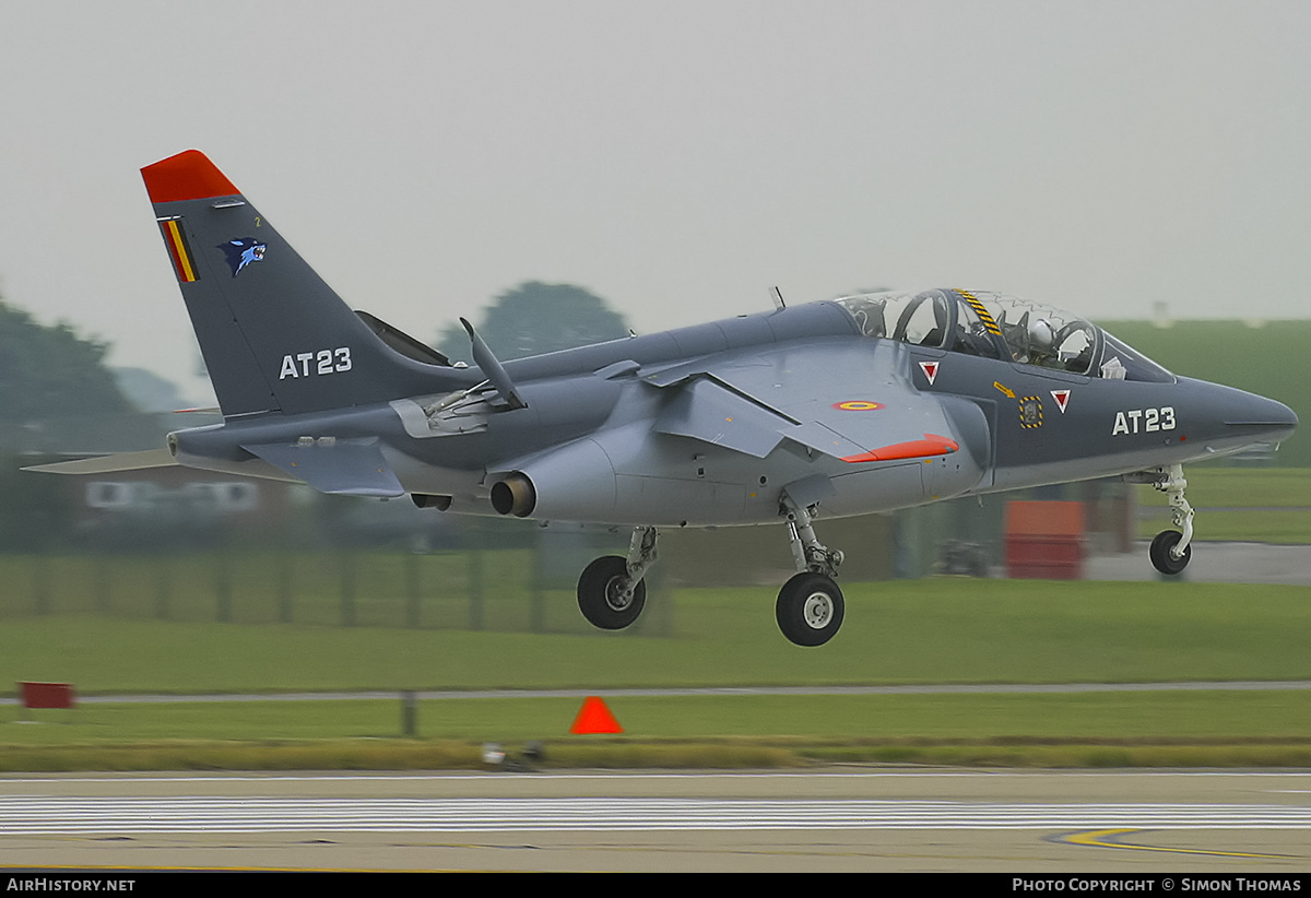 Aircraft Photo of AT23 | Dassault-Dornier Alpha Jet 1B | Belgium - Air Force | AirHistory.net #414632