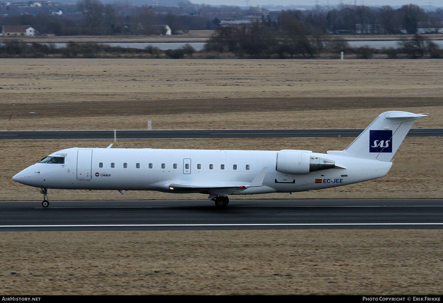 Aircraft Photo of EC-JEE | Canadair CRJ-200ER (CL-600-2B19) | Scandinavian Airlines - SAS | AirHistory.net #414662