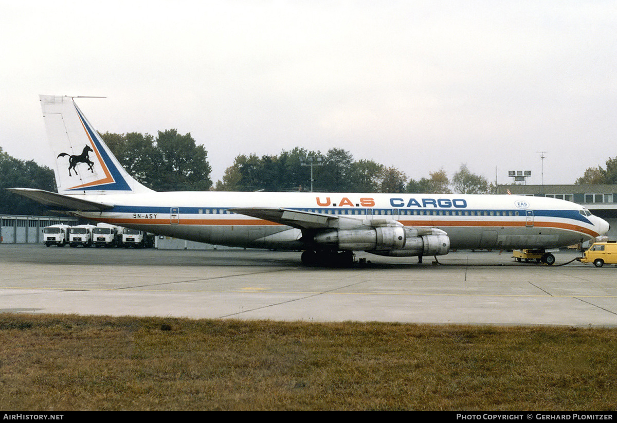 Aircraft Photo of 5N-ASY | Boeing 707-351C | UAS Cargo | AirHistory.net #414719