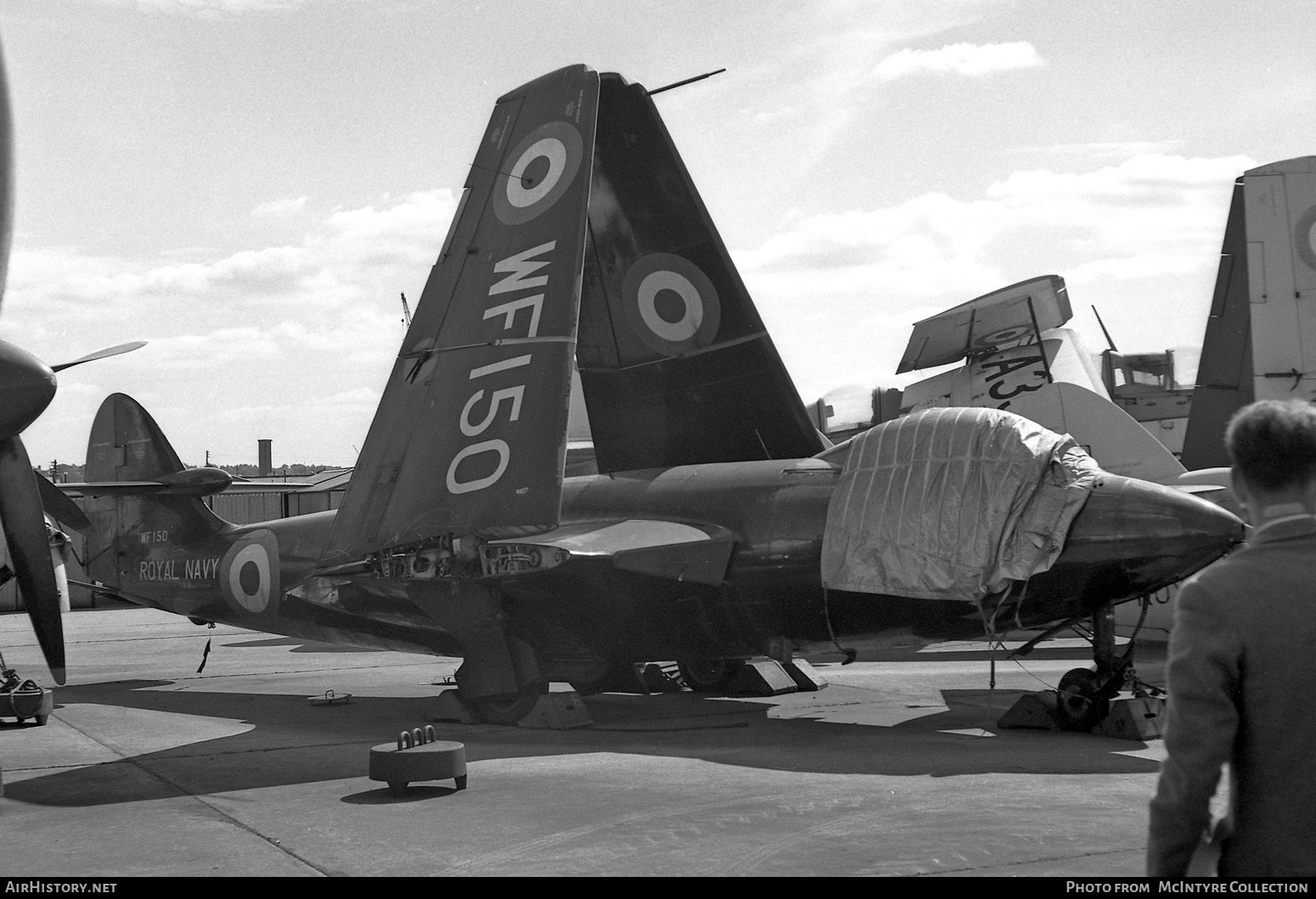 Aircraft Photo of WF150 | Hawker Sea Hawk F1 | UK - Navy | AirHistory.net #414726
