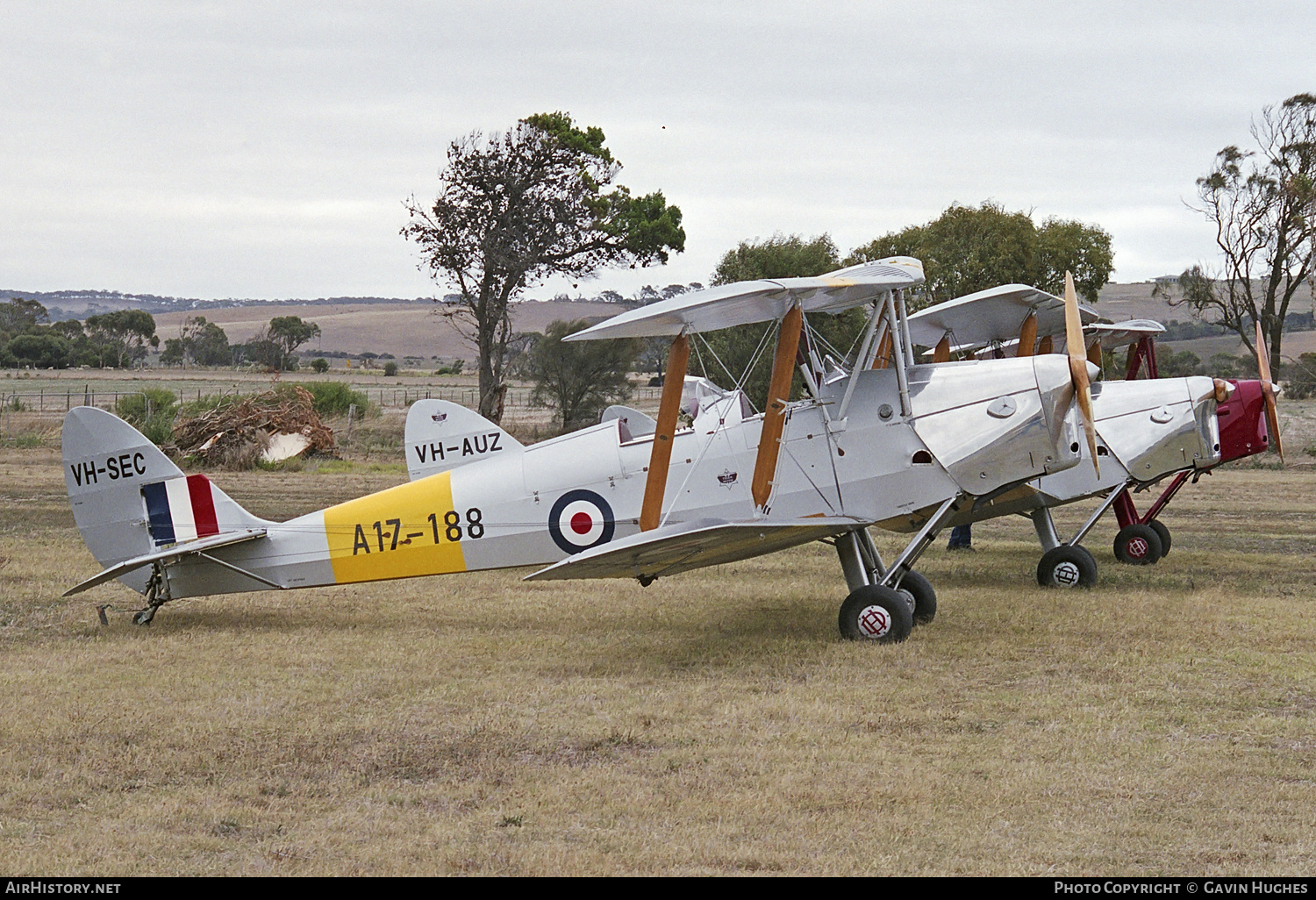 Aircraft Photo of VH-SEC / A17-188 | De Havilland D.H. 82A Tiger Moth | Australia - Air Force | AirHistory.net #414727