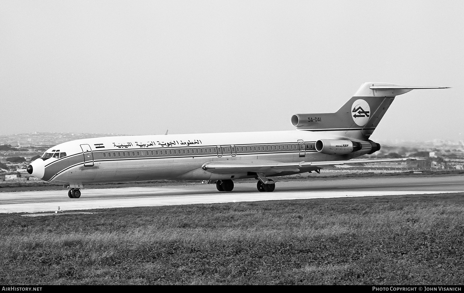 Aircraft Photo of 5A-DAI | Boeing 727-224 | Libyan Arab Airlines | AirHistory.net #414747
