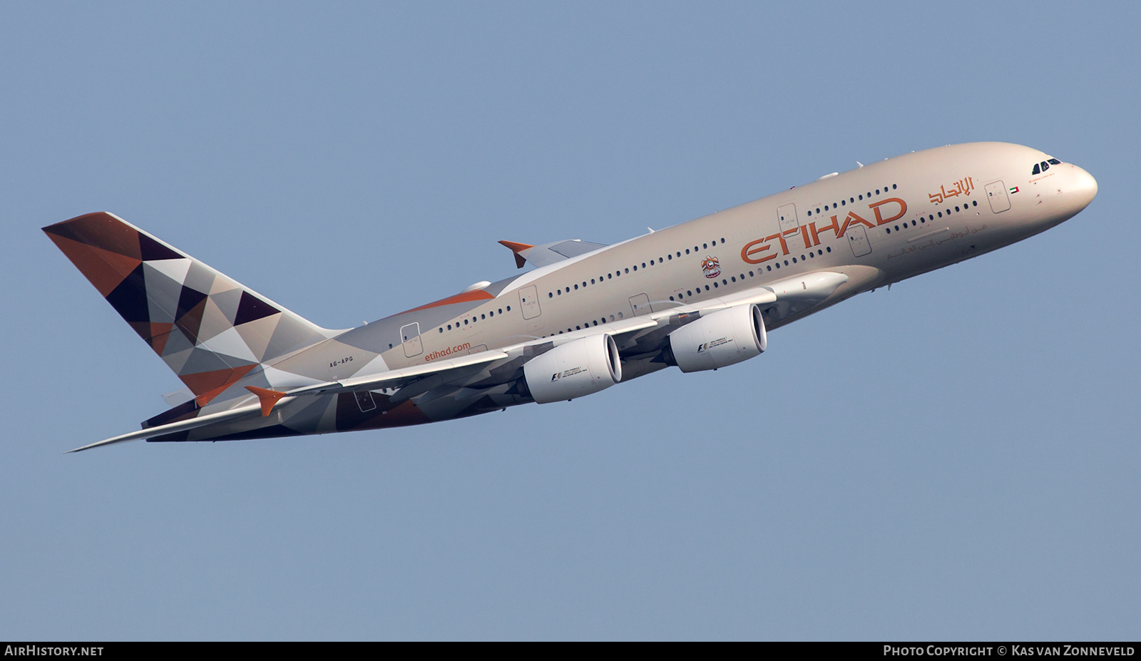 Aircraft Photo of A6-APG | Airbus A380-861 | Etihad Airways | AirHistory.net #414763
