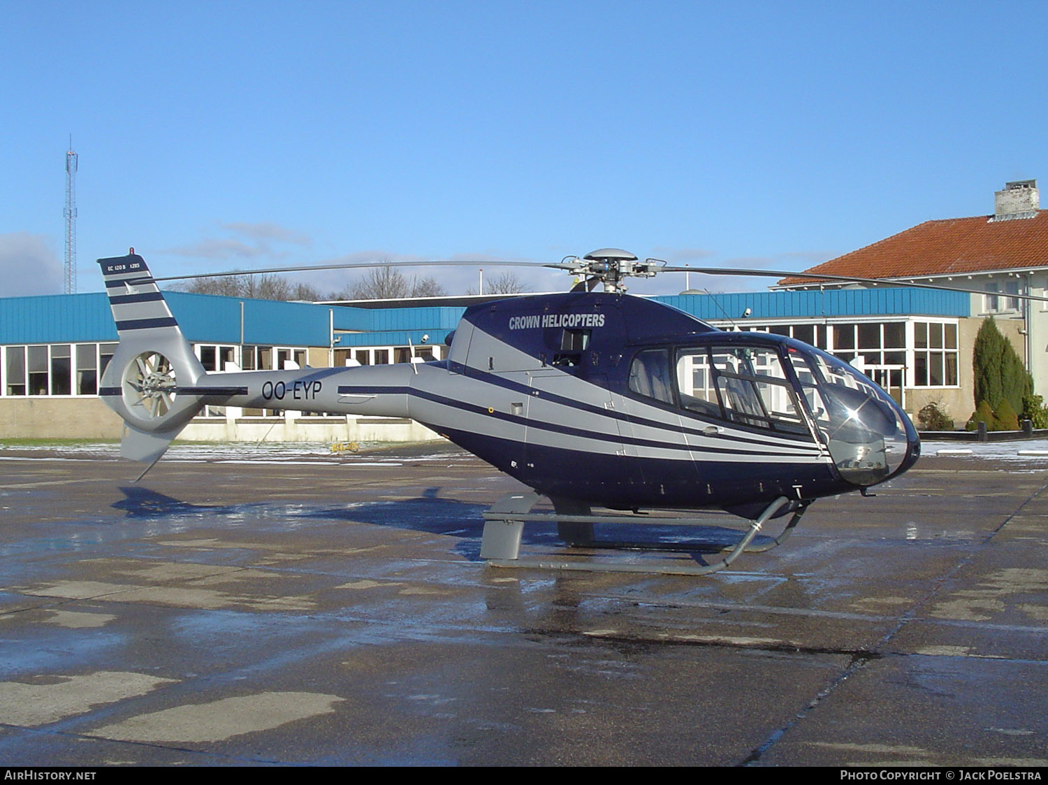 Aircraft Photo of OO-EYP | Eurocopter EC-120B Colibri | Crown Helicopters | AirHistory.net #414787