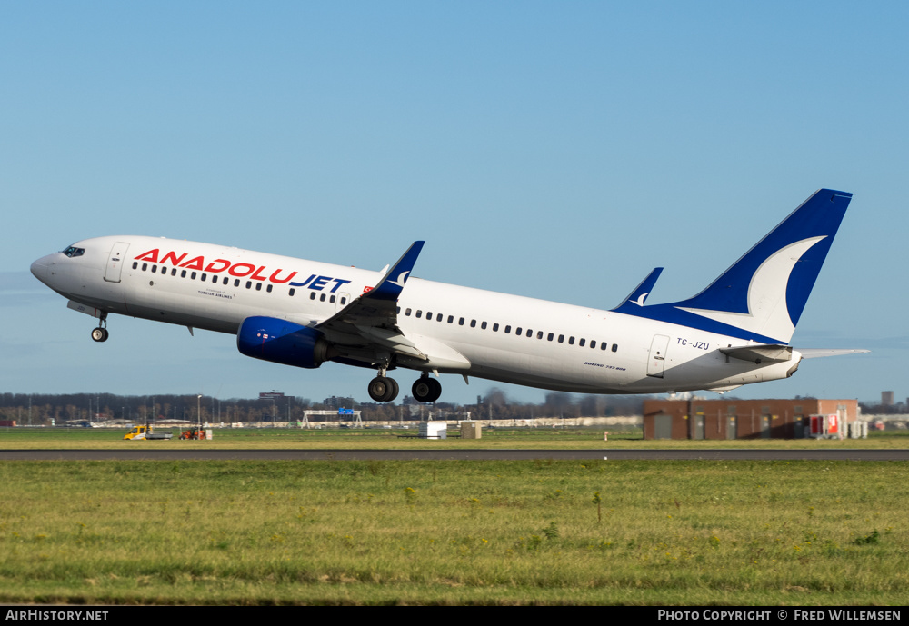 Aircraft Photo of TC-JZU | Boeing 737-8AS | AnadoluJet | AirHistory.net #414789