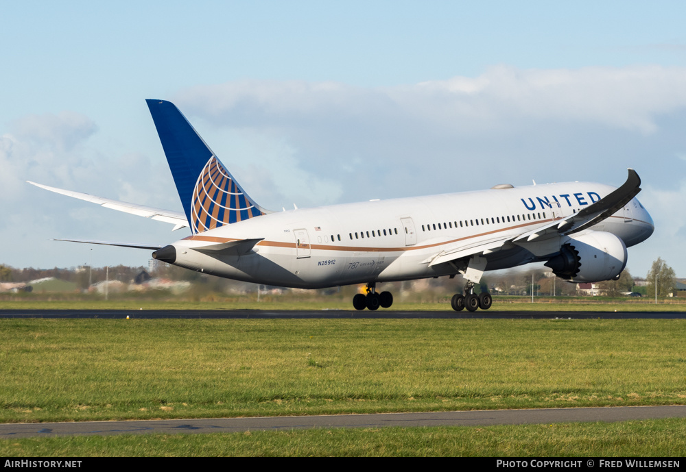 Aircraft Photo of N28912 | Boeing 787-8 Dreamliner | United Airlines | AirHistory.net #414801