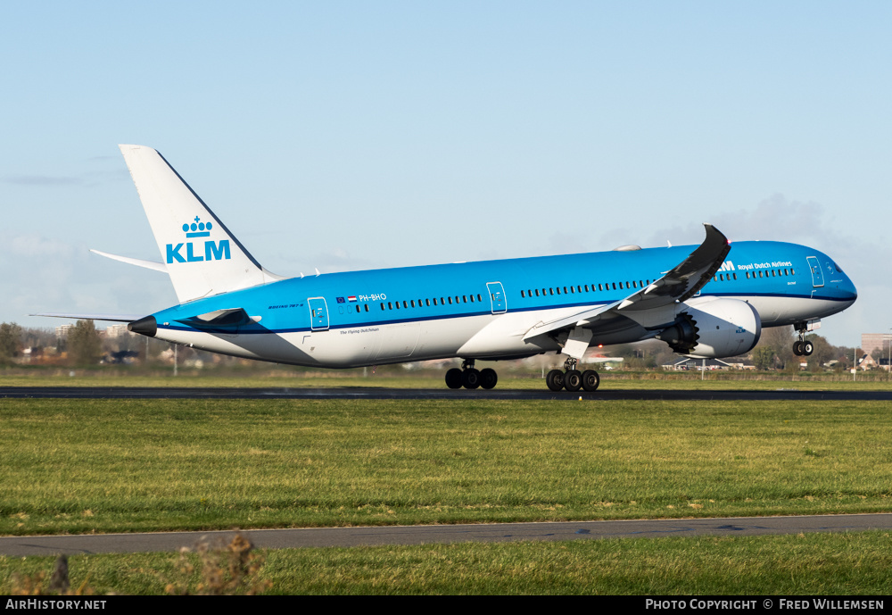 Aircraft Photo of PH-BHO | Boeing 787-9 Dreamliner | KLM - Royal Dutch Airlines | AirHistory.net #414802
