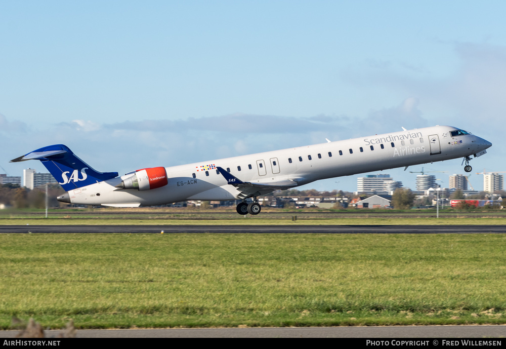 Aircraft Photo of ES-ACM | Bombardier CRJ-900LR (CL-600-2D24) | Scandinavian Airlines - SAS | AirHistory.net #414803