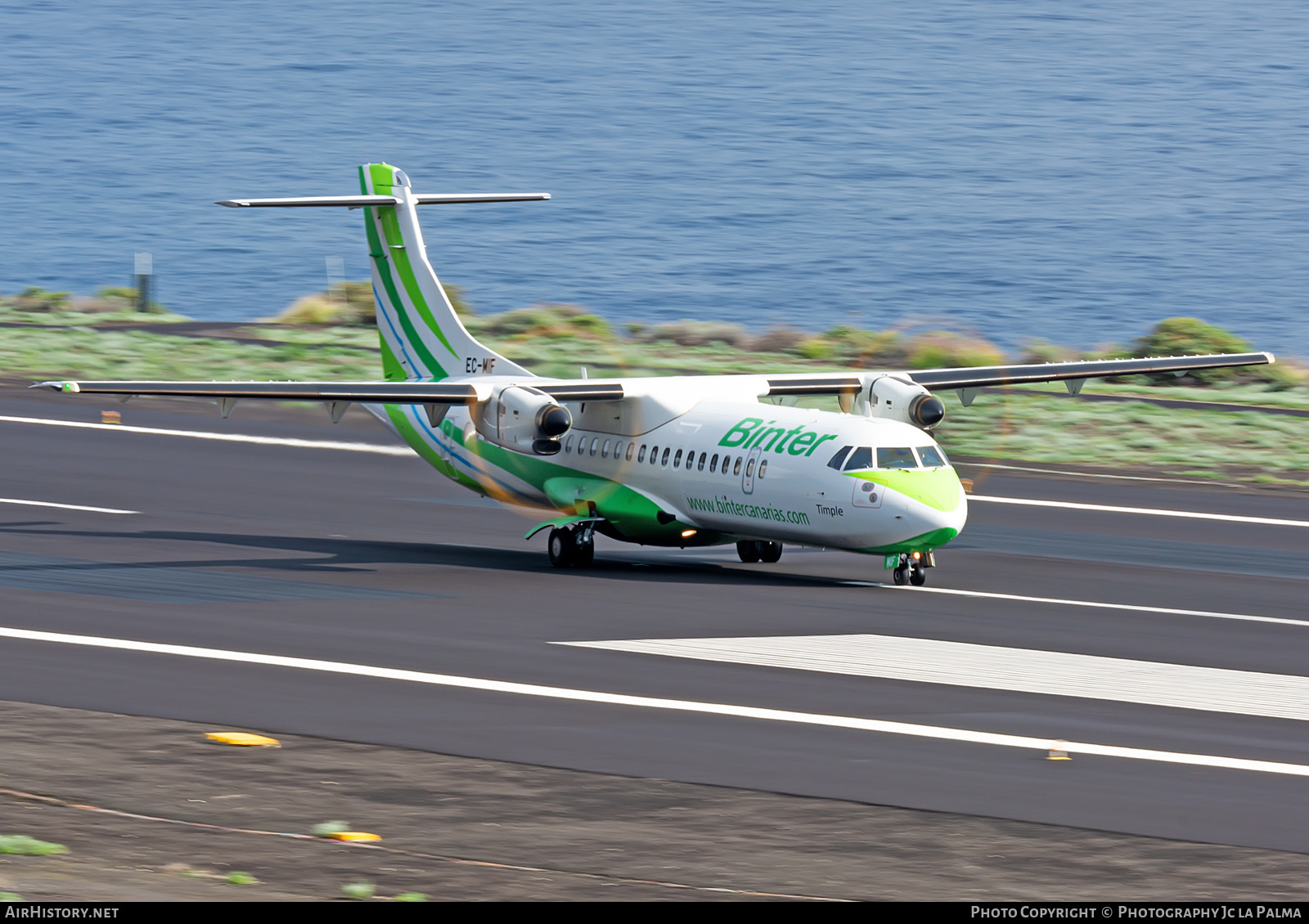 Aircraft Photo of EC-MIF | ATR ATR-72-600 (ATR-72-212A) | Binter Canarias | AirHistory.net #414804