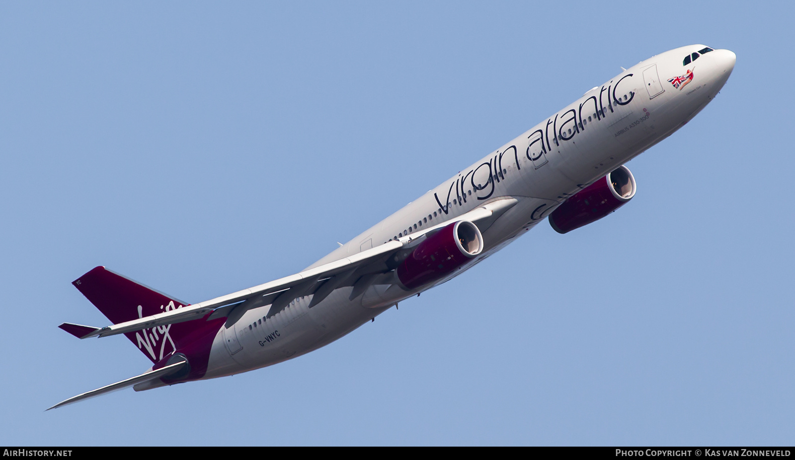 Aircraft Photo of G-VNYC | Airbus A330-343 | Virgin Atlantic Airways | AirHistory.net #414815