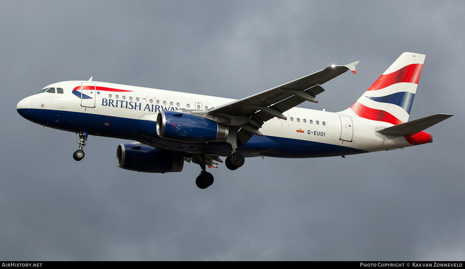 Aircraft Photo of G-EUOI | Airbus A319-131 | British Airways | AirHistory.net #414816