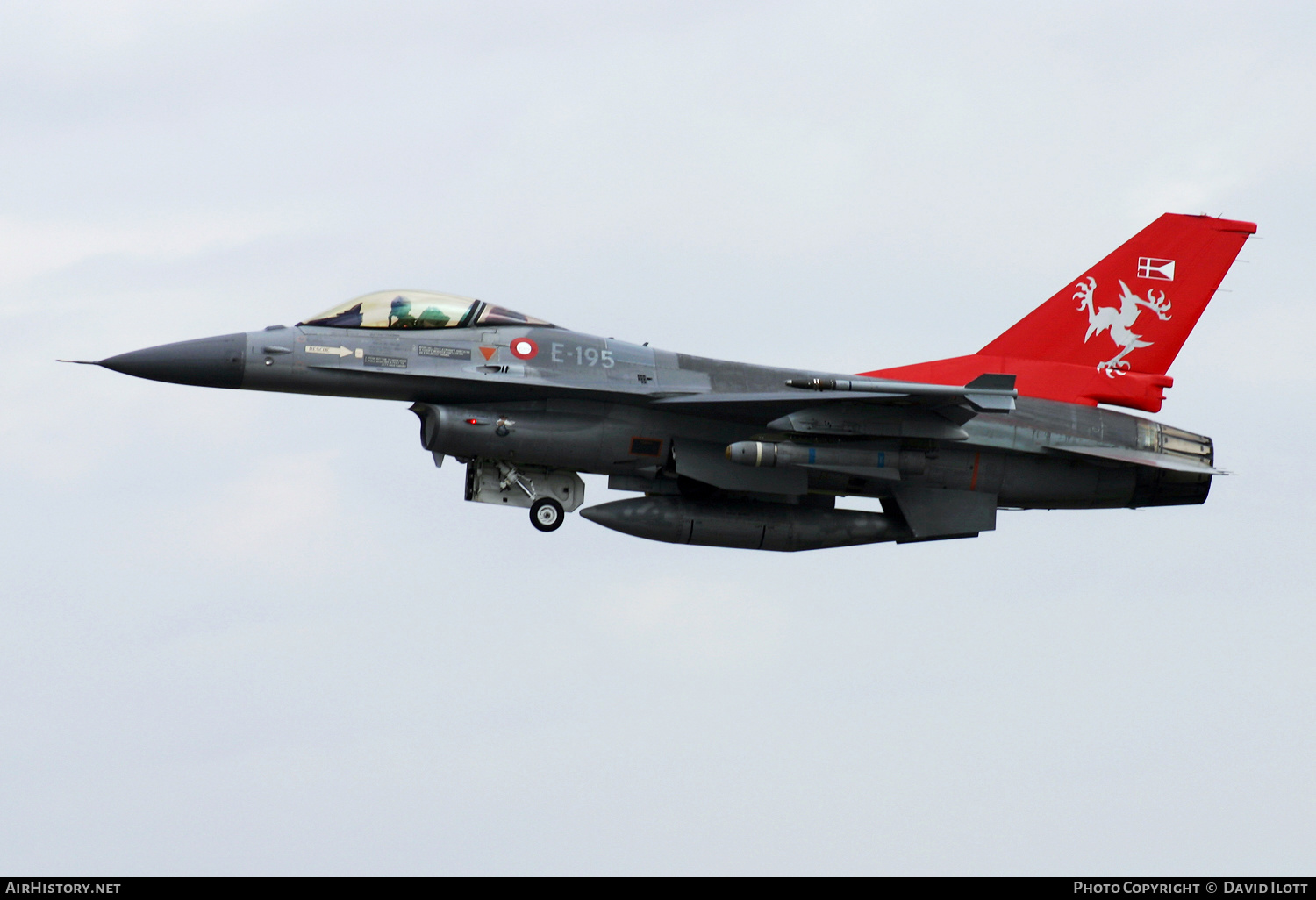 Aircraft Photo of E-195 | General Dynamics F-16AM Fighting Falcon | Denmark - Air Force | AirHistory.net #414820