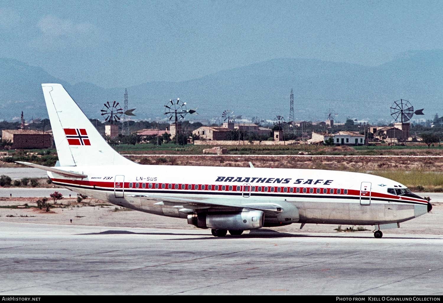Aircraft Photo of LN-SUS | Boeing 737-205 | Braathens SAFE | AirHistory.net #414831