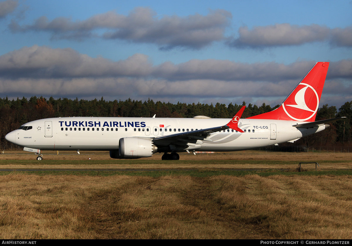 Aircraft Photo of TC-LCG | Boeing 737-8 Max 8 | Turkish Airlines | AirHistory.net #414860