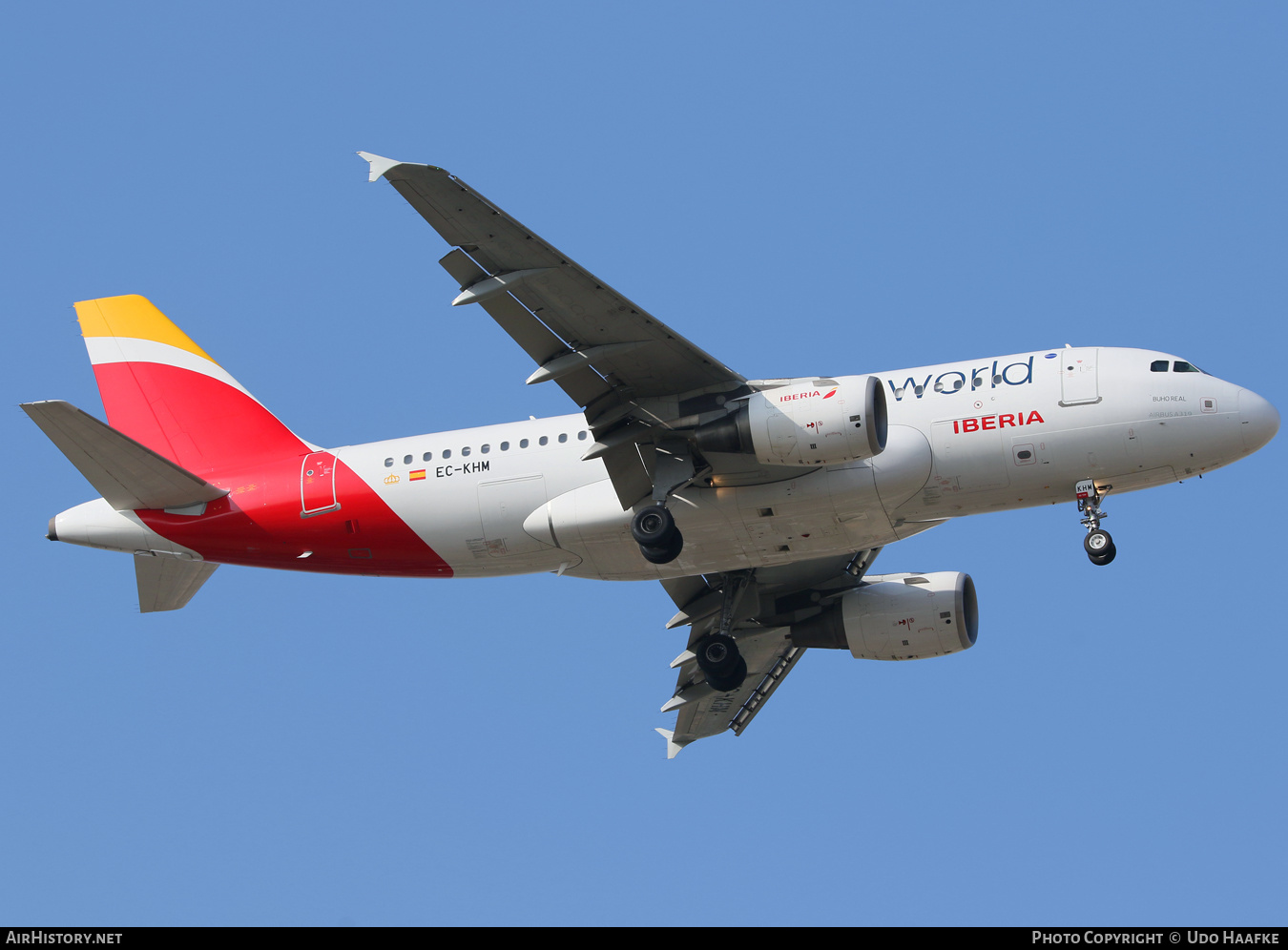 Aircraft Photo of EC-KHM | Airbus A319-111 | Iberia | AirHistory.net #414909