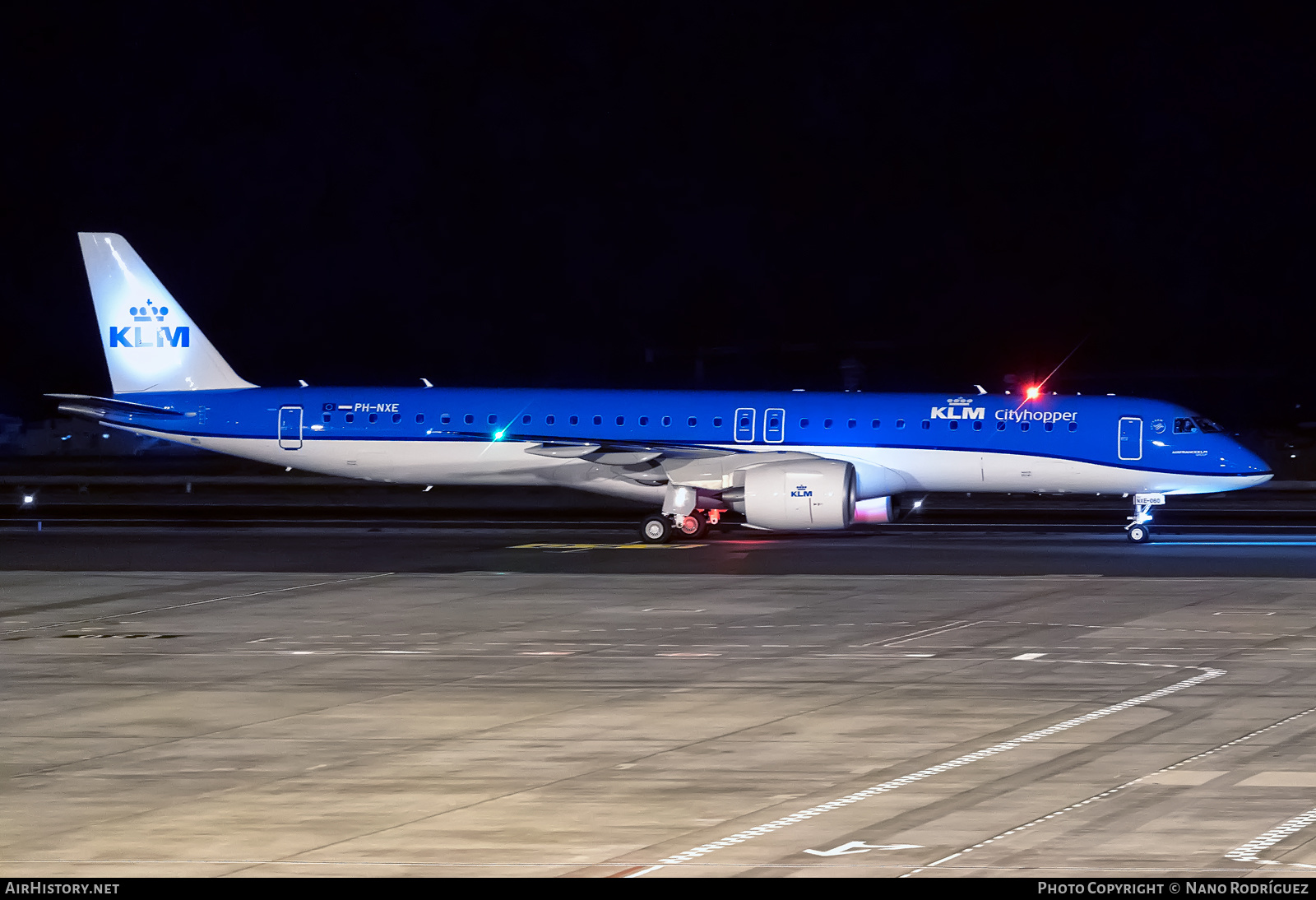 Aircraft Photo of PH-NXE | Embraer 195-E2 (ERJ-190-400) | KLM Cityhopper | AirHistory.net #415001