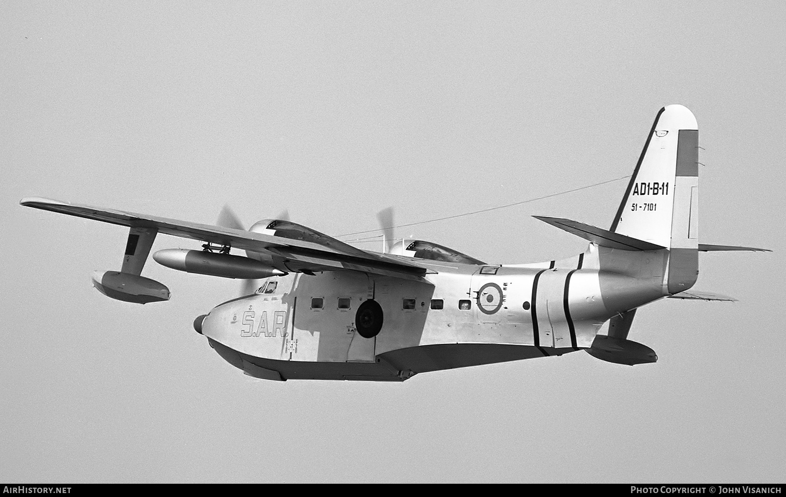 Aircraft Photo of AD1-B-11 / 51-7101 | Grumman HU-16B Albatross | Spain - Air Force | AirHistory.net #415022