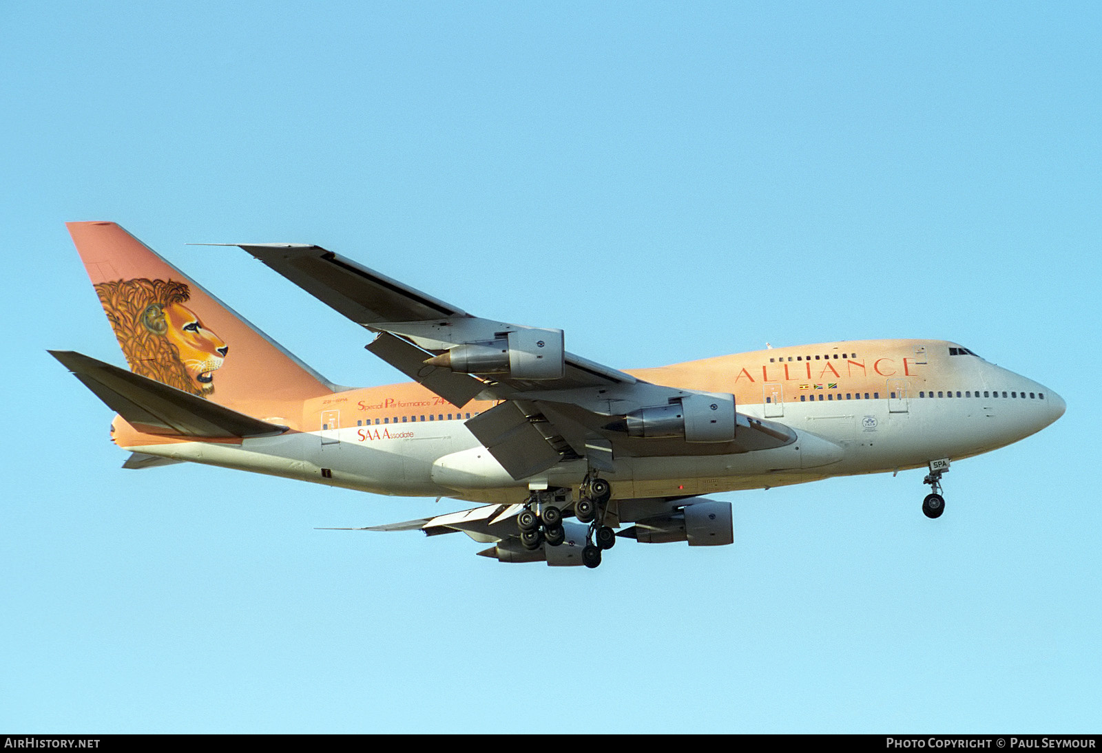 Aircraft Photo of ZS-SPA | Boeing 747SP-44 | Alliance Air | AirHistory.net #415089