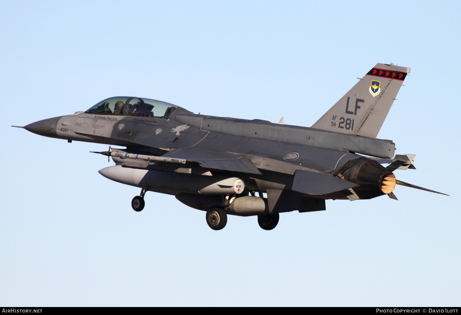 Aircraft Photo of 94-0281 / AF94-281 | Lockheed Martin F-16D Fighting Falcon | USA - Air Force | AirHistory.net #415102