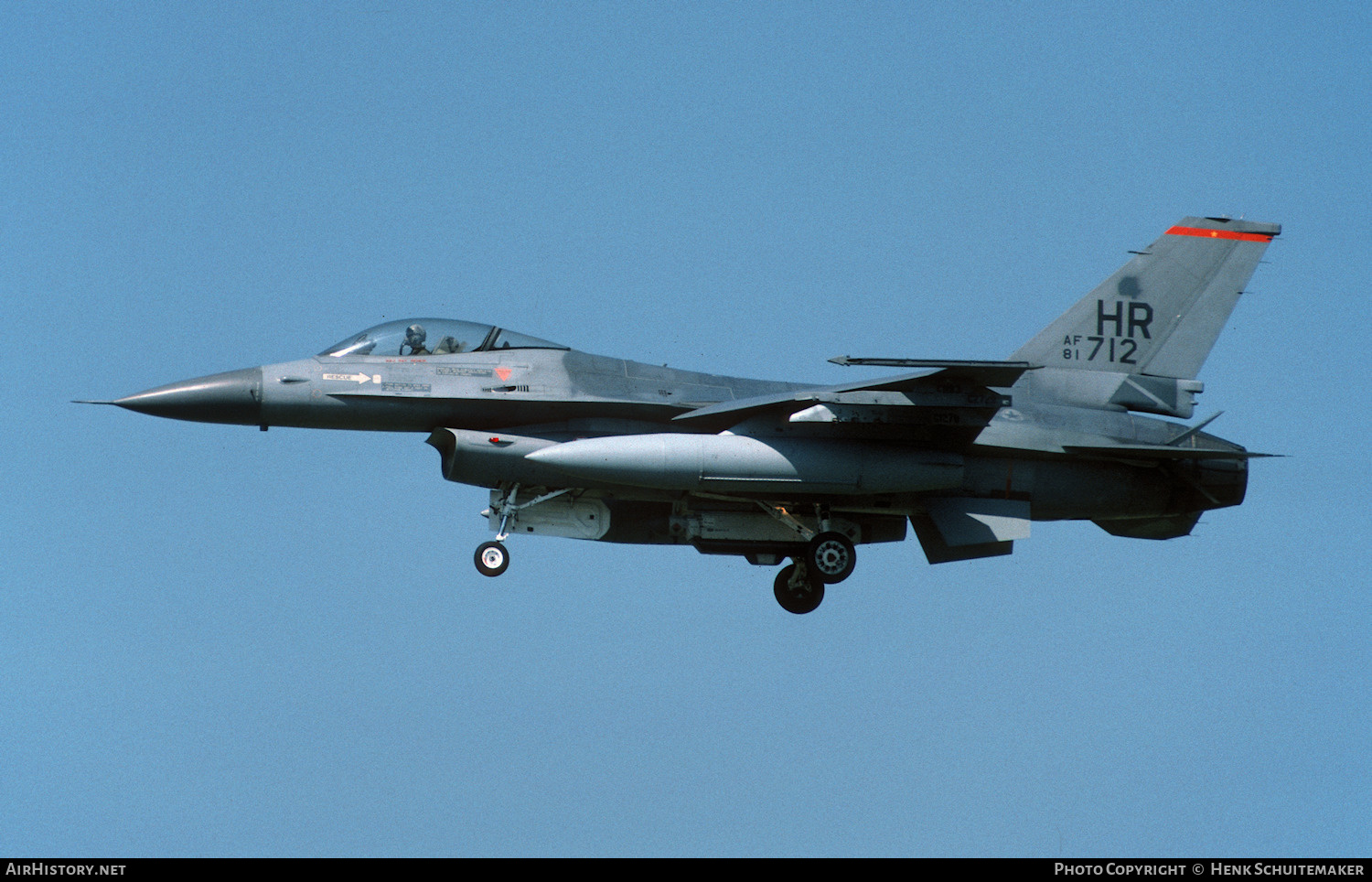 Aircraft Photo of 81-0712 / AF81-712 | General Dynamics F-16A Fighting Falcon | USA - Air Force | AirHistory.net #415106