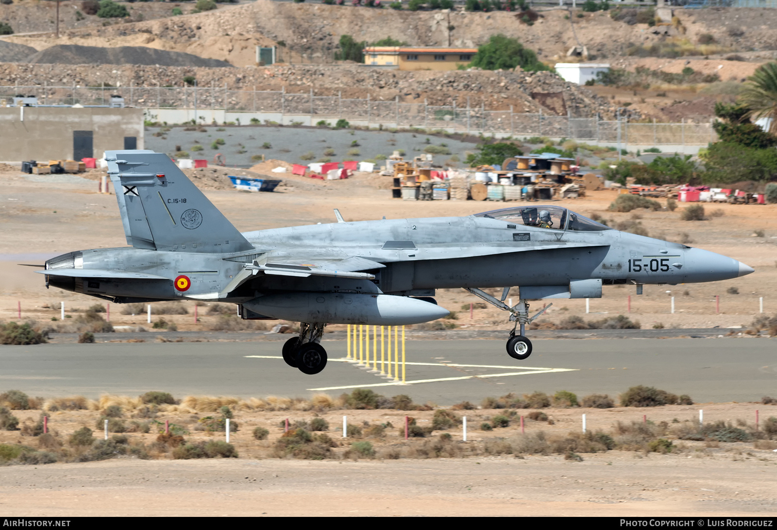 Aircraft Photo of C.15-18 | McDonnell Douglas EF-18M Hornet | Spain - Air Force | AirHistory.net #415124