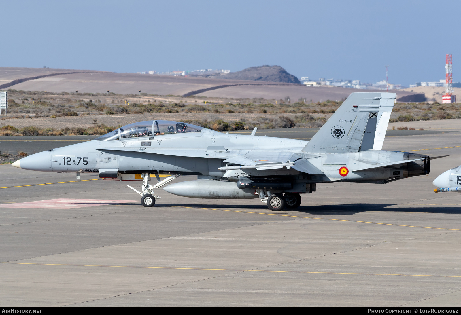 Aircraft Photo of CE15-12 | McDonnell Douglas EF-18BM Hornet | Spain - Air Force | AirHistory.net #415127