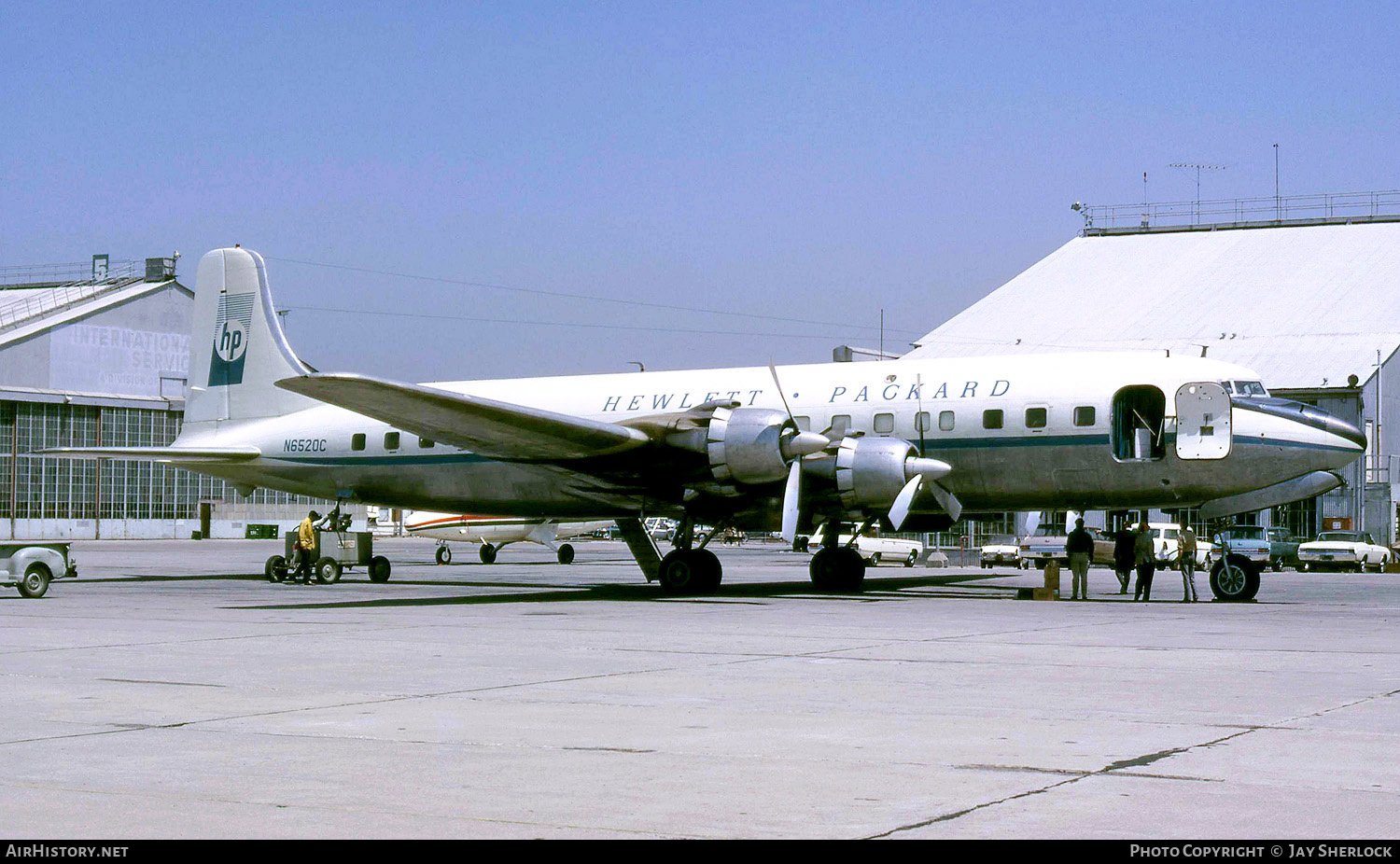 Aircraft Photo of N6520C | Douglas DC-6B | Hewlett-Packard | AirHistory.net #415133