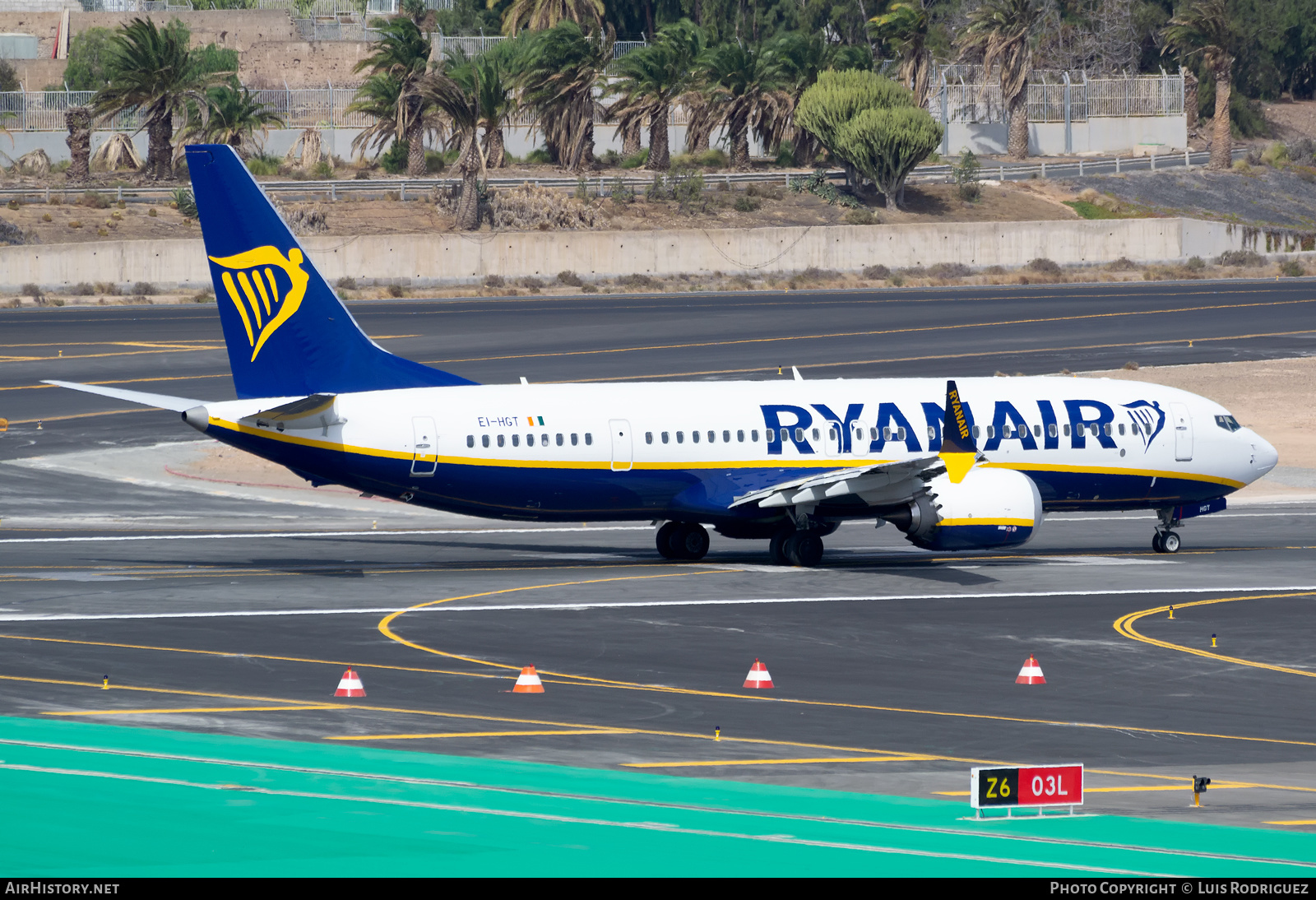 Aircraft Photo of EI-HGT | Boeing 737-8200 Max 200 | Ryanair | AirHistory.net #415137