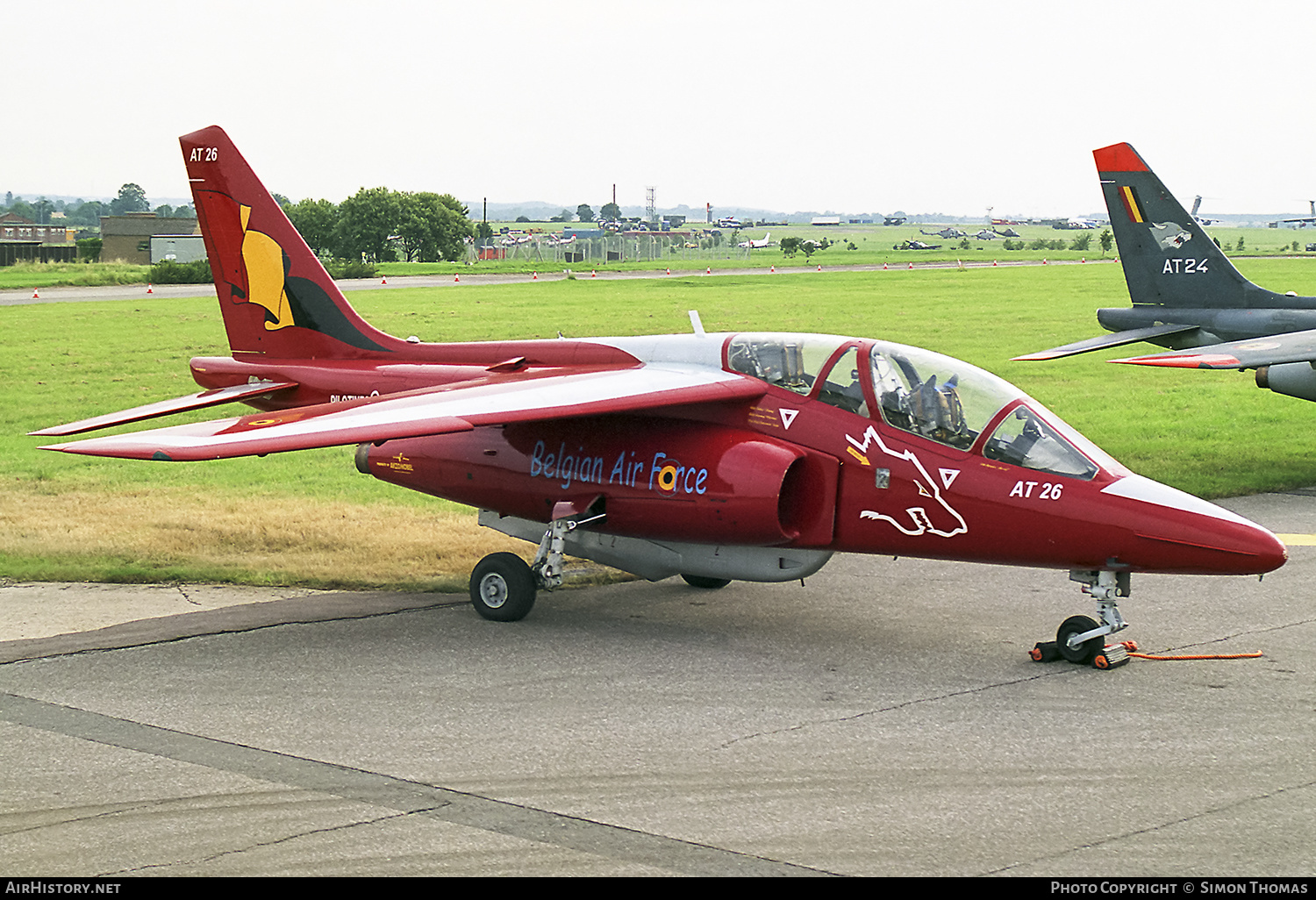 Aircraft Photo of AT26 | Dassault-Dornier Alpha Jet 1B | Belgium - Air Force | AirHistory.net #415153