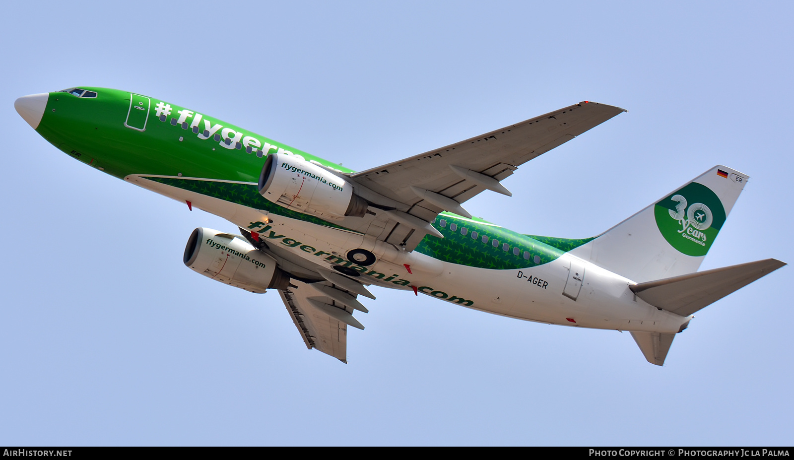 Aircraft Photo of D-AGER | Boeing 737-75B | Germania | AirHistory.net #415160