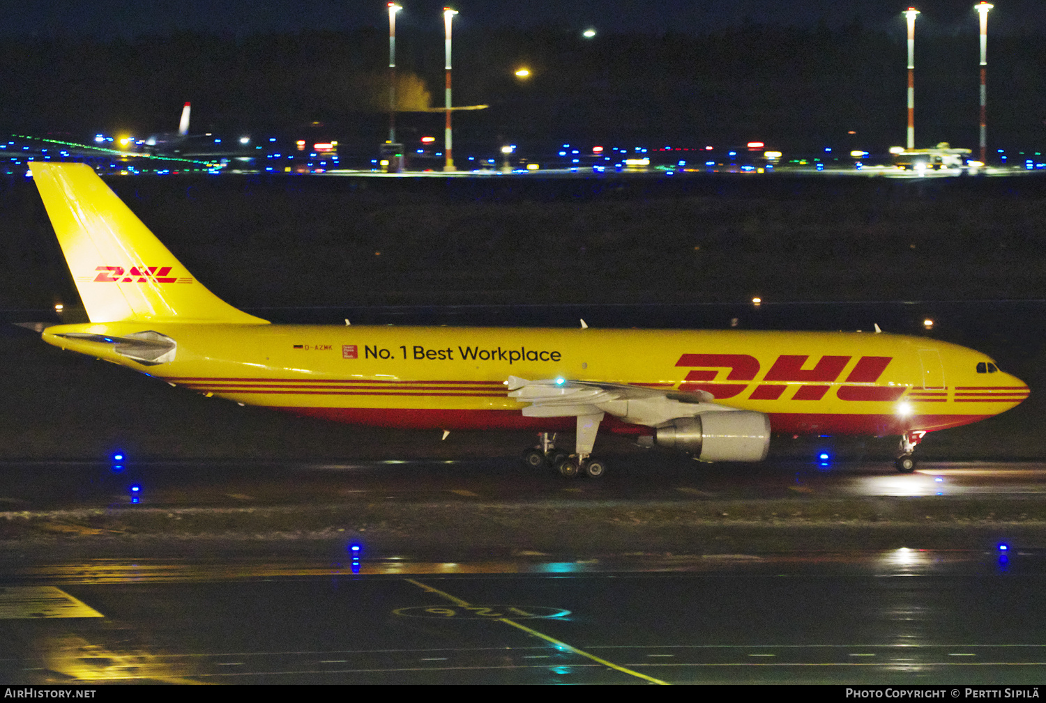Aircraft Photo of D-AZMK | Airbus A300B4-622R(F) | DHL International | AirHistory.net #415162