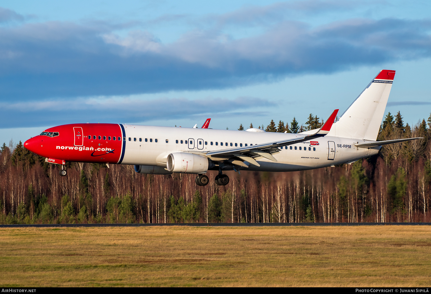 Aircraft Photo of SE-RPM | Boeing 737-8JP | Norwegian | AirHistory.net #415173