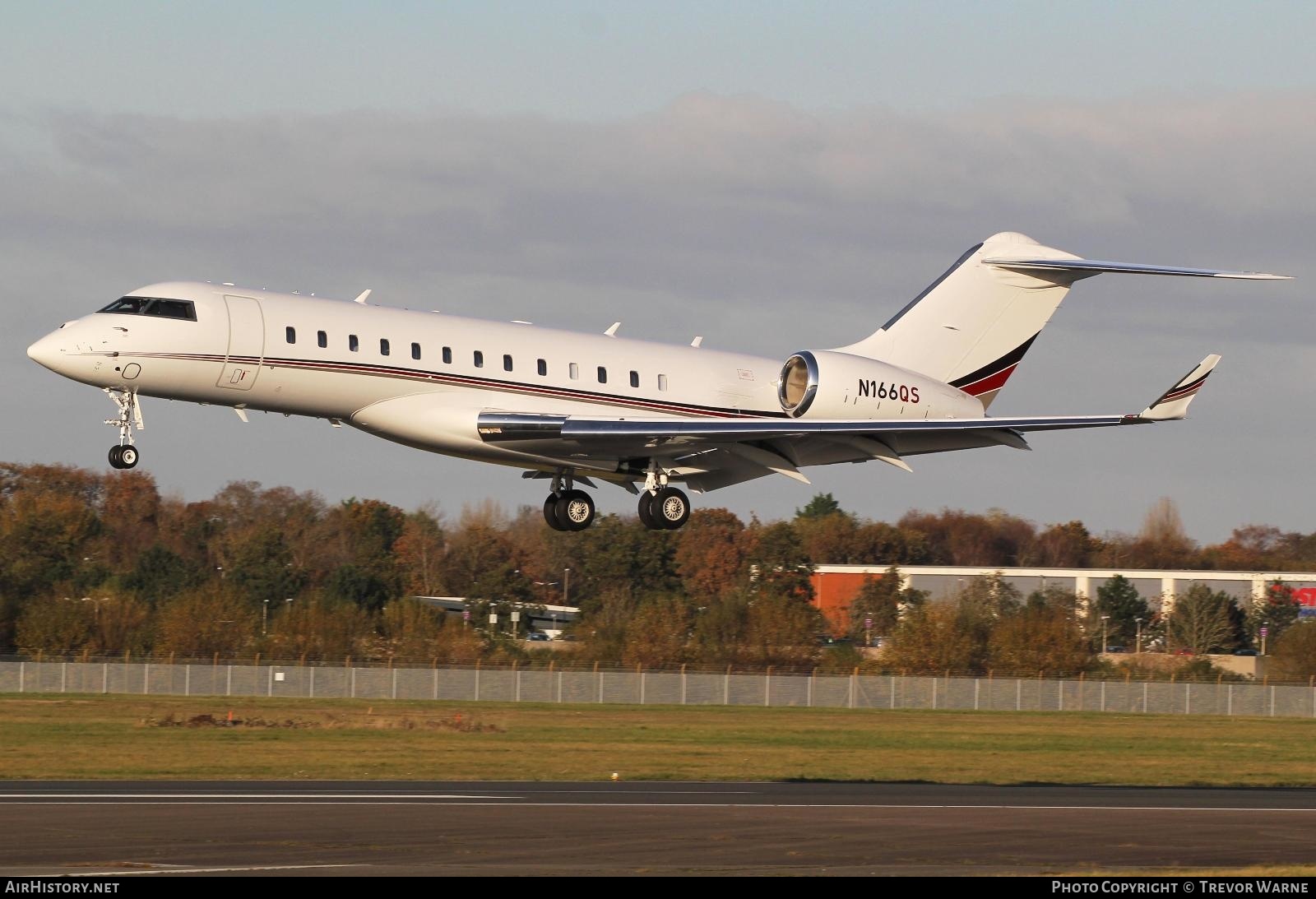 Aircraft Photo of N166QS | Bombardier Global 6000 (BD-700-1A10) | AirHistory.net #415182