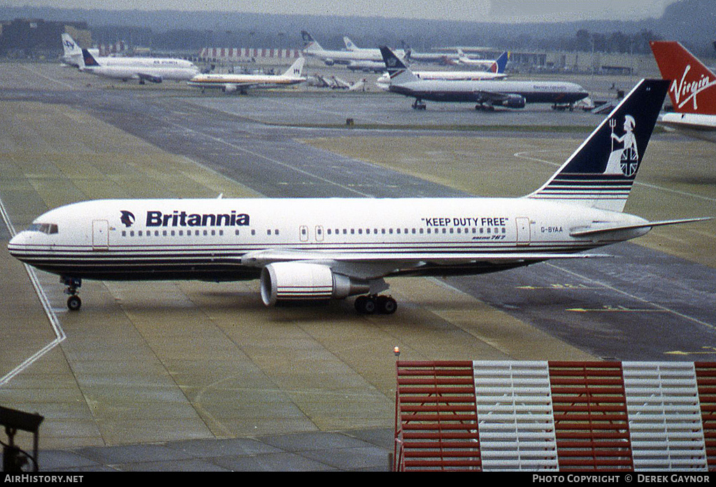 Aircraft Photo of G-BYAA | Boeing 767-204/ER | Britannia Airways | AirHistory.net #415185