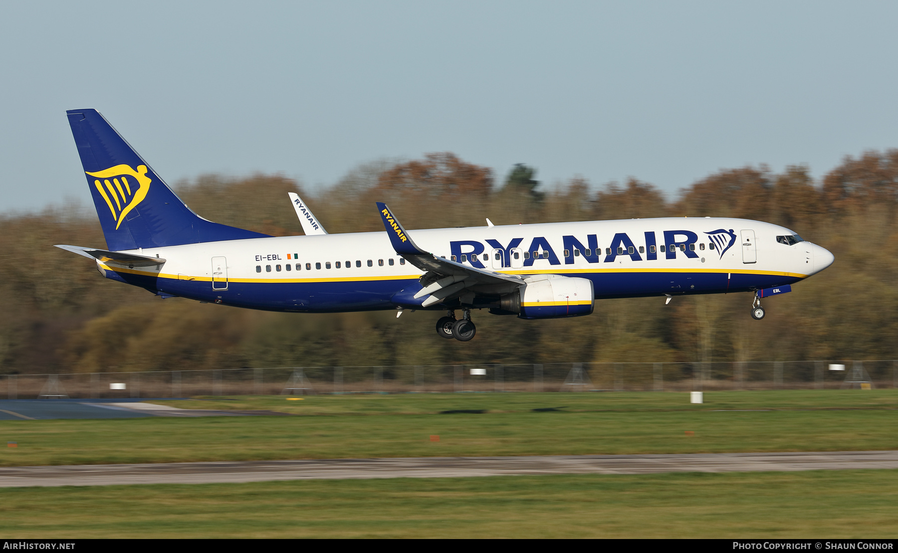 Aircraft Photo of EI-EBL | Boeing 737-8AS | Ryanair | AirHistory.net #415194