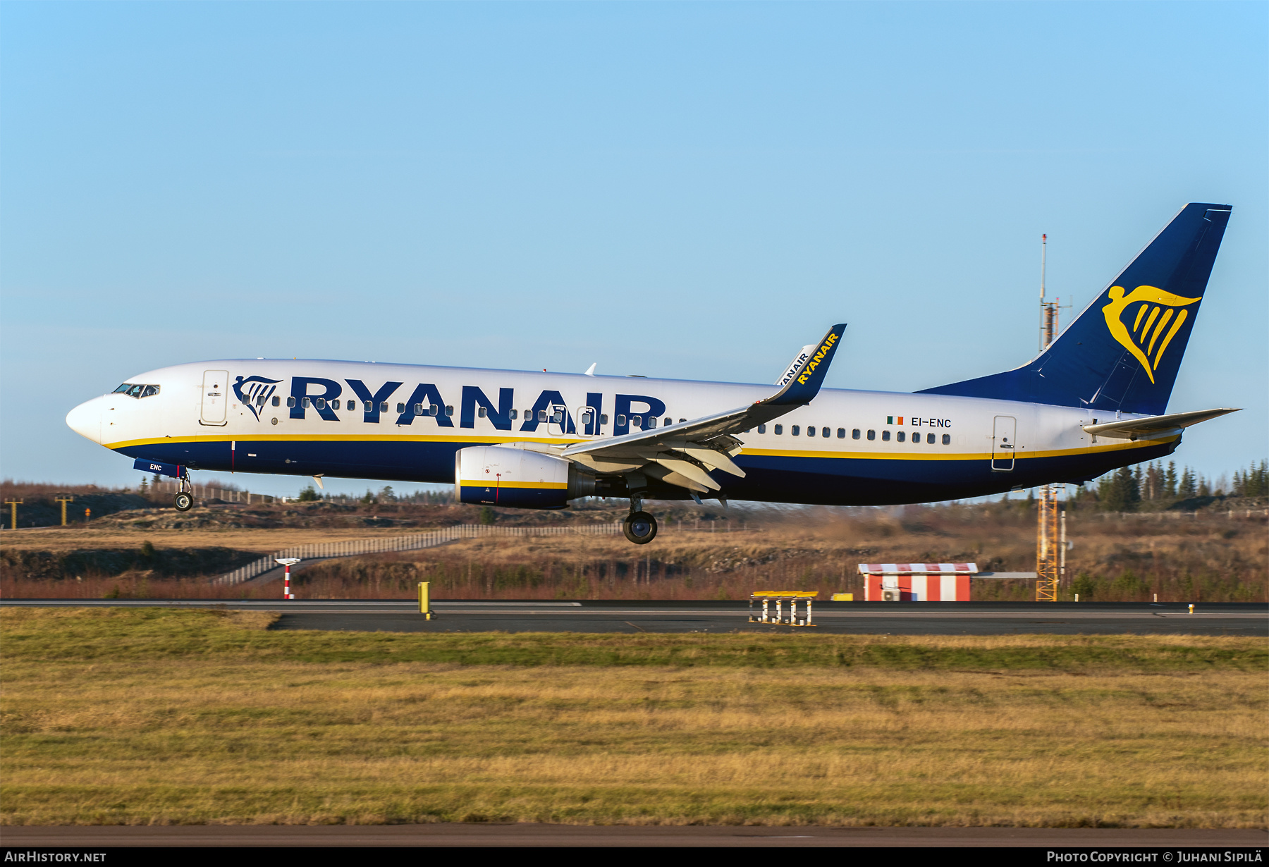 Aircraft Photo of EI-ENC | Boeing 737-8AS | Ryanair | AirHistory.net #415195