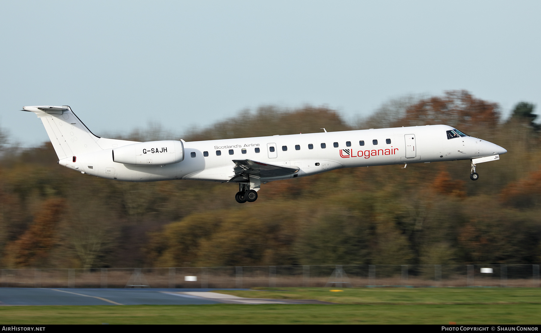 Aircraft Photo of G-SAJH | Embraer ERJ-145EU (EMB-145EU) | Loganair | AirHistory.net #415197