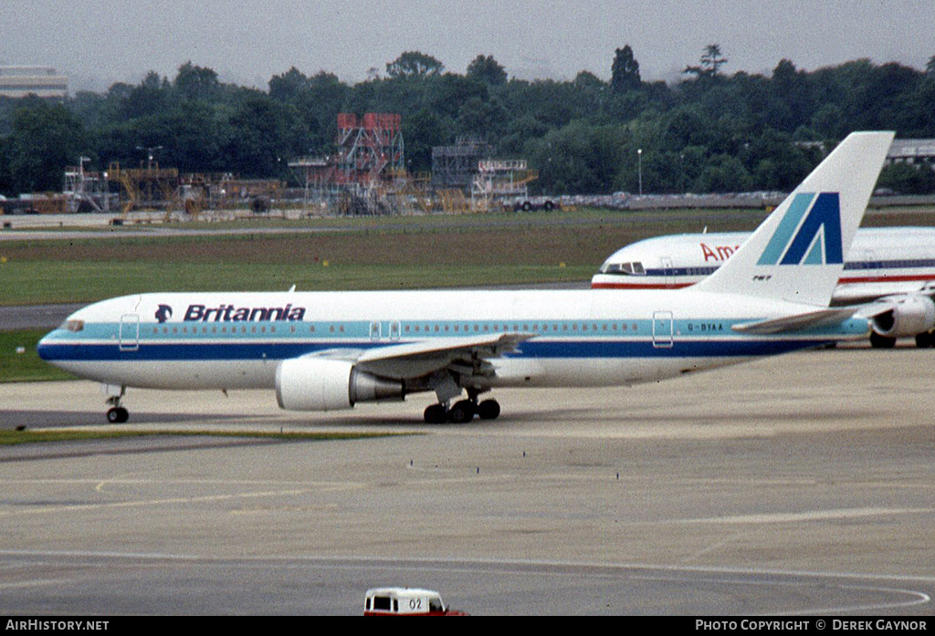 Aircraft Photo of G-BYAA | Boeing 767-204/ER | Britannia Airways | AirHistory.net #415209