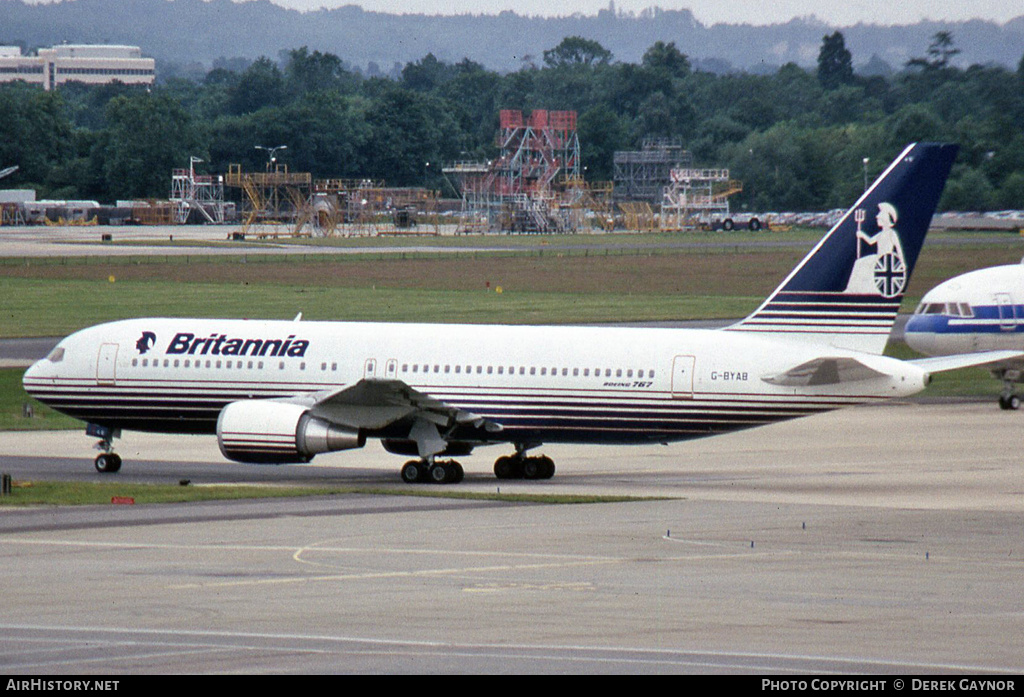 Aircraft Photo of G-BYAB | Boeing 767-204/ER | Britannia Airways | AirHistory.net #415210