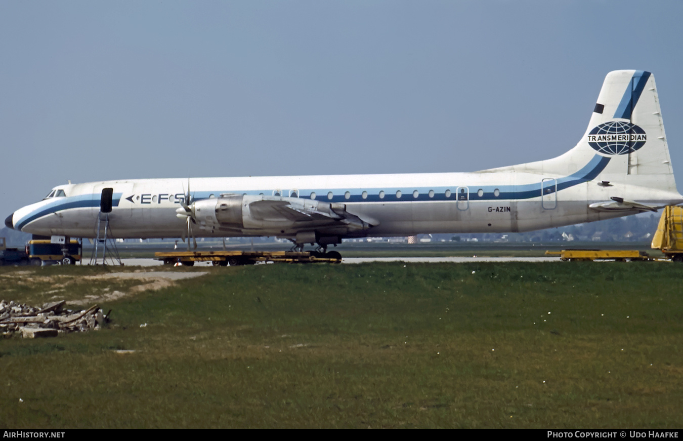 Aircraft Photo of G-AZIN | Canadair CL-44D4-2 | EFS - Express Flug Service | AirHistory.net #415226