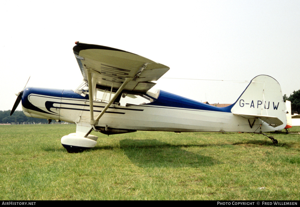 Aircraft Photo of G-APUW | Auster J-5V Autocar | AirHistory.net #415234