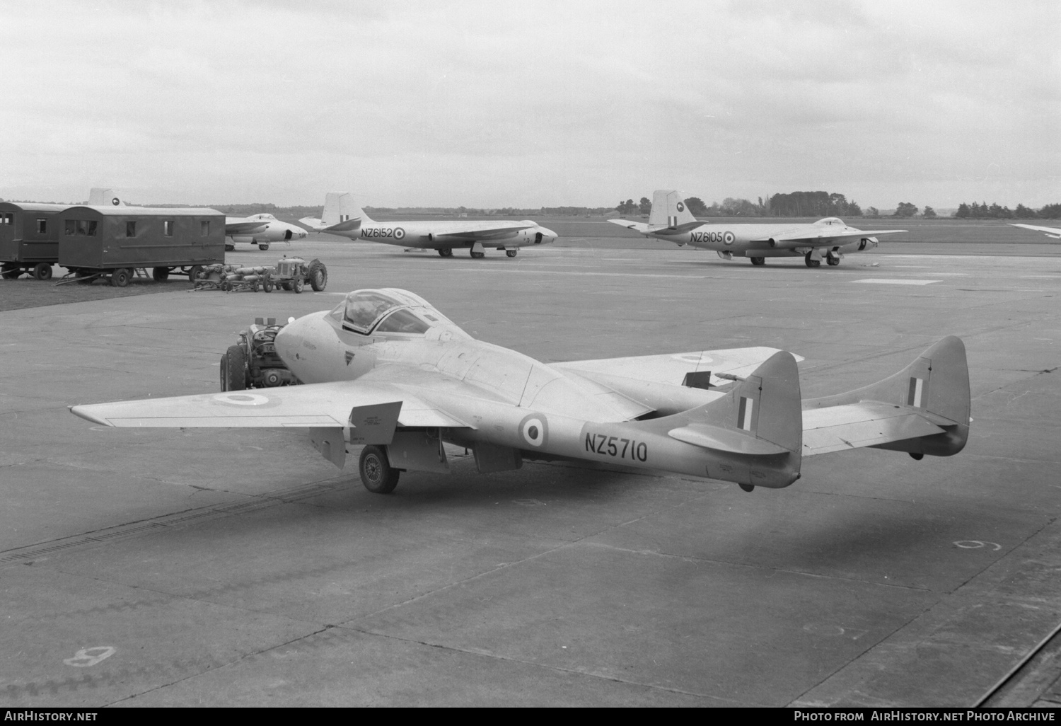 Aircraft Photo of NZ5710 | De Havilland D.H. 115 Vampire T11 | New Zealand - Air Force | AirHistory.net #415297