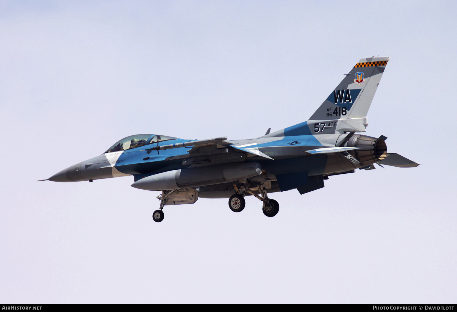 Aircraft Photo of 85-1418 / AF85-418 | General Dynamics F-16C Fighting Falcon | USA - Air Force | AirHistory.net #415347
