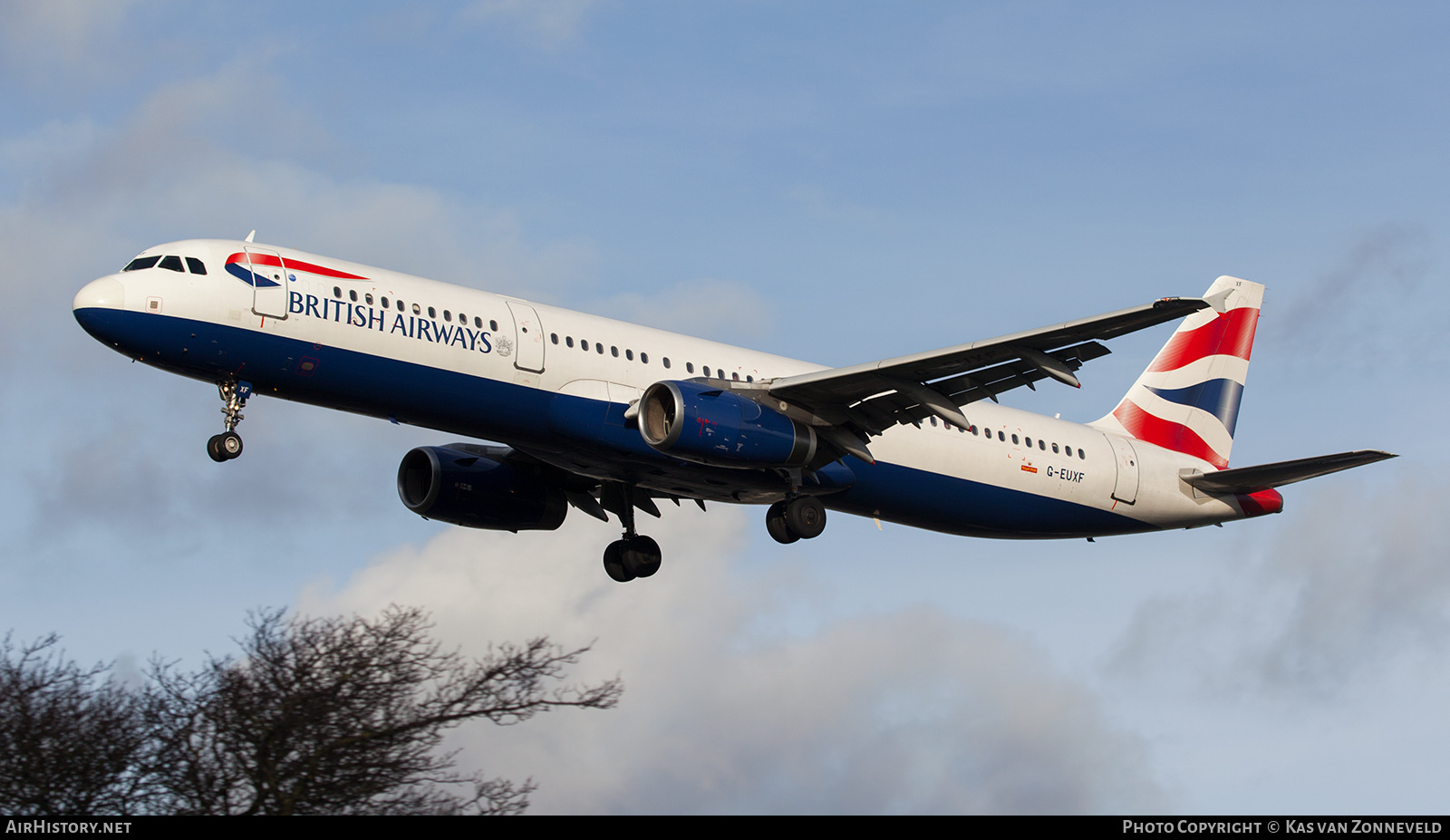 Aircraft Photo of G-EUXF | Airbus A321-231 | British Airways | AirHistory.net #415365
